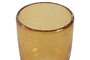 DKD Home Decor Copa Basicos Ambar Cristal 8 x 14 x 8 cm Set de 6 Unidades Capacidad 300ml Apto Lavavajillas