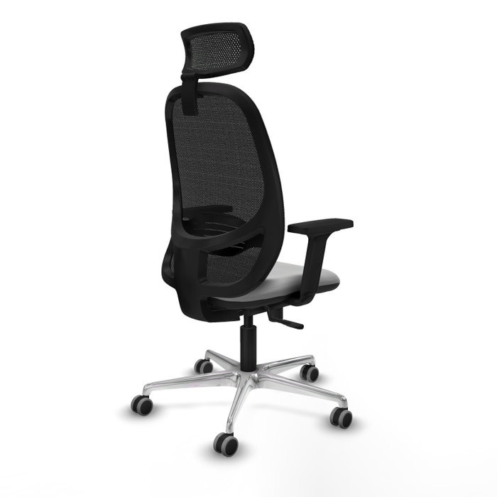 PIQUERAS Y CRESPO Silla de oficina Cilanco con mecanismo Sincro, Gris claro y Negro PIQUERAS Y CRESPO Silla de oficina Cilanco con mecanismo Sincro, Gris claro y Negro