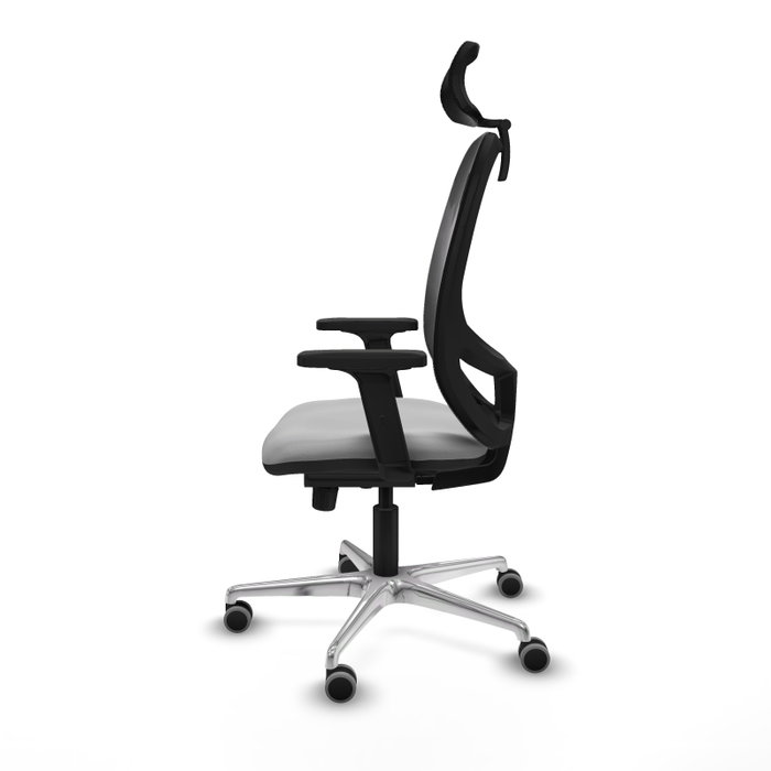 PIQUERAS Y CRESPO Silla de oficina Cilanco con mecanismo Sincro, Gris claro y Negro PIQUERAS Y CRESPO Silla de oficina Cilanco con mecanismo Sincro, Gris claro y Negro