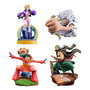 One Piece Petitrama Set de 4 Estatua PVC Logbox Re Birth Egghead 9 cm