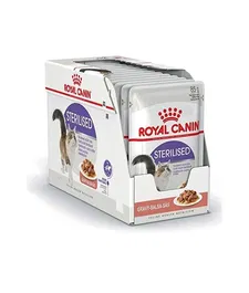 Royal Canin Pienso Húmedo para Gatos Sterilised Gravy - 12 Bolsitas x 85 gr