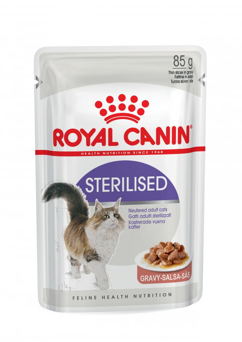Royal Canin Feline Sterilised Gravy 12 Bolsitas x 85g Royal Canin Feline Sterilised Gravy 12 Bolsitas x 85g