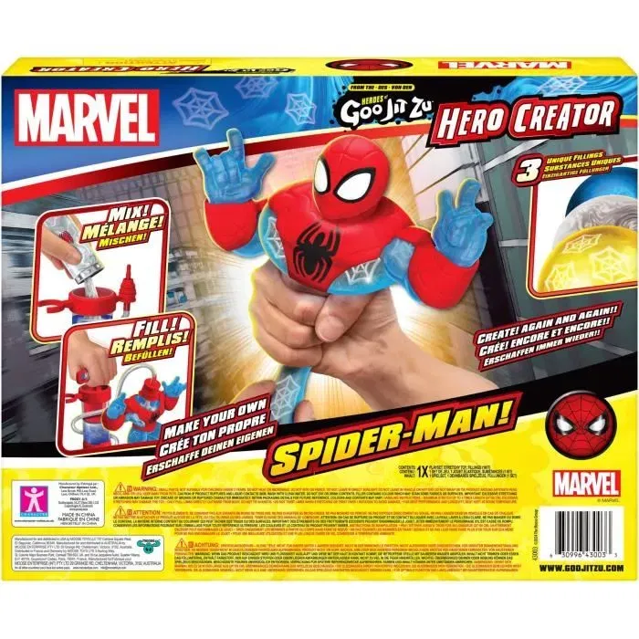 Heroes Of Goo Jit Zu Spiderman Creador Figura Marvel 11 cm HER0630996430033