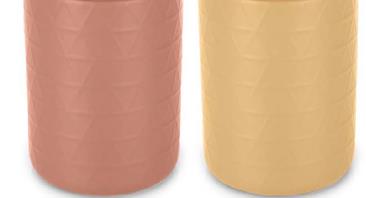 DKD Home Decor Portarrollos de Acero Inoxidable y Bambú, Surtido de 2