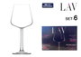 LAV Set de 6 Copas de Vino Coast 35cl