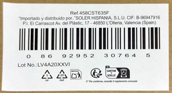 LAV Set de 6 Copas de Vino Coast 35cl LAV Set de 6 Copas de Vino Coast 35cl