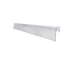 Q-connect Soporte Portaprecios para Estantería Transparente 40 x 1000 mm, para Etiquetas Estándar, Organización Comercial