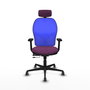 PIQUERAS Y CRESPO Silla de oficina Jorquera Sincro/Traslack Morado y Azul