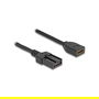 DeLOCK Cable HDMI Automotriz 3m HDMI-A Hembra a HDMI-E Macho 4K 60Hz 18Gbit/s HDR Negro
