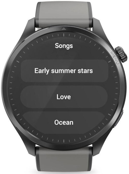 Hama Smartwatch 9000 Reloj Inteligente Negro-Gris Caja de Acero y Pulsera de Silicona GPS Pulsómetro SpO2 Amoled