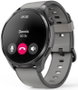 Hama Smartwatch 9000 Reloj Inteligente Negro-Gris Caja de Acero y Pulsera de Silicona GPS Pulsómetro SpO2 Amoled