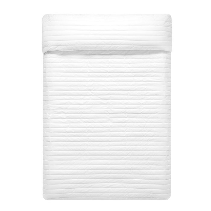 Colcha HappyFriday Basic Dash Blanco 240 x 260 cm Colcha HappyFriday Basic Dash Blanco 240 x 260 cm