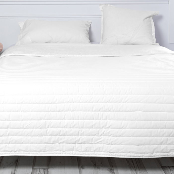 Colcha HappyFriday Basic Dash Blanco 240 x 260 cm Colcha HappyFriday Basic Dash Blanco 240 x 260 cm