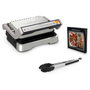 Tefal OptiGrill 2in1 GC773D10 Parrilla Eléctrica Acero Inoxidable 2100W 600cm²