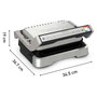 Tefal OptiGrill 2in1 GC773D10 Parrilla Eléctrica Acero Inoxidable 2100W 600cm²