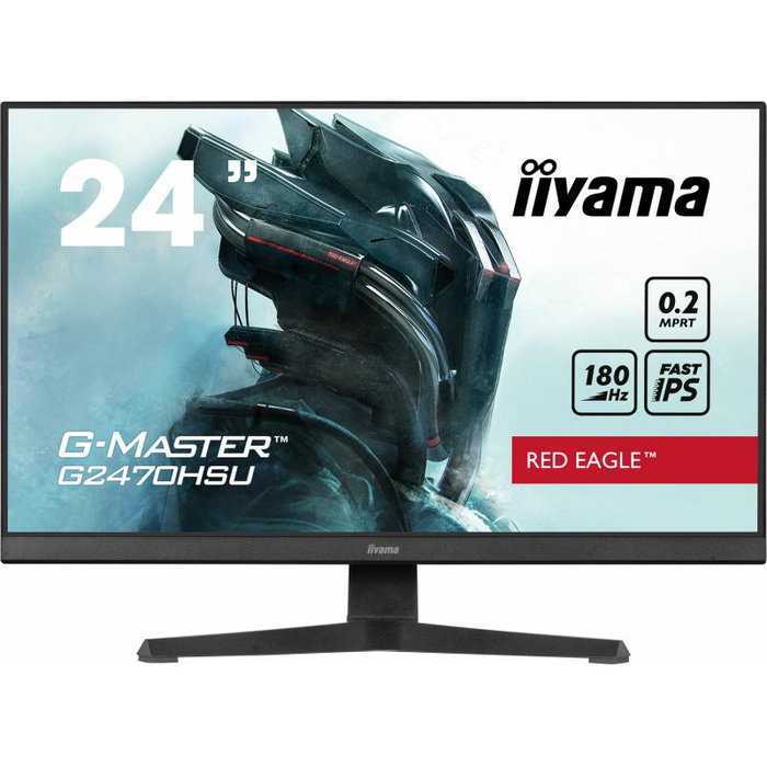iiyama Monitor Gaming G-Master Red Eagle G2470HSU-B6, 24", Full HD, HDMI, DisplayPort iiyama Monitor Gaming G-Master Red Eagle G2470HSU-B6, 24", Full HD, HDMI, DisplayPort