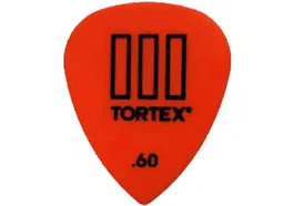 DUNLOP Pack 12 Unidades Tortex / Tiii - 0,60Mm Púas de Guitarra