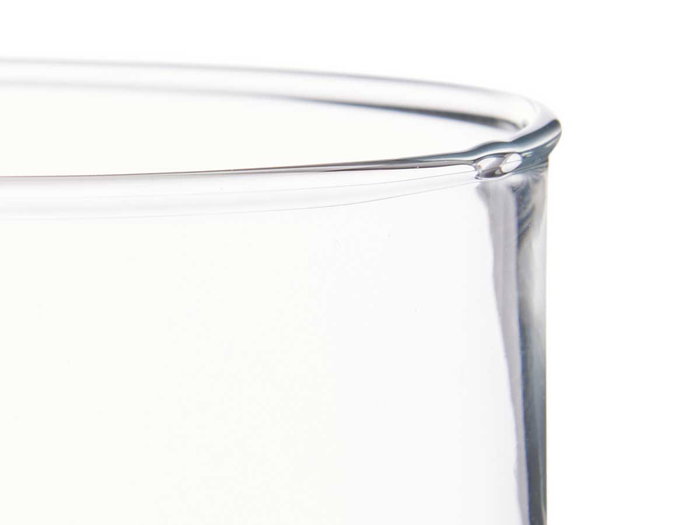 Giftdecor Jarrón de Cristal Cilíndrico Transparente - 15 cm de Diámetro x 60 cm de Alto - Vidrio