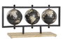 DKD Home Decor Globo Terráqueo con Mango y 3 Bolas