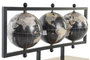 DKD Home Decor Globo Terráqueo con Mango y 3 Bolas