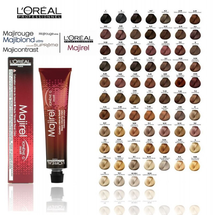 L'Oreal Professionnel Majirel Tinte Permanente 4.3 Rubio Dorado Intenso 50 ml