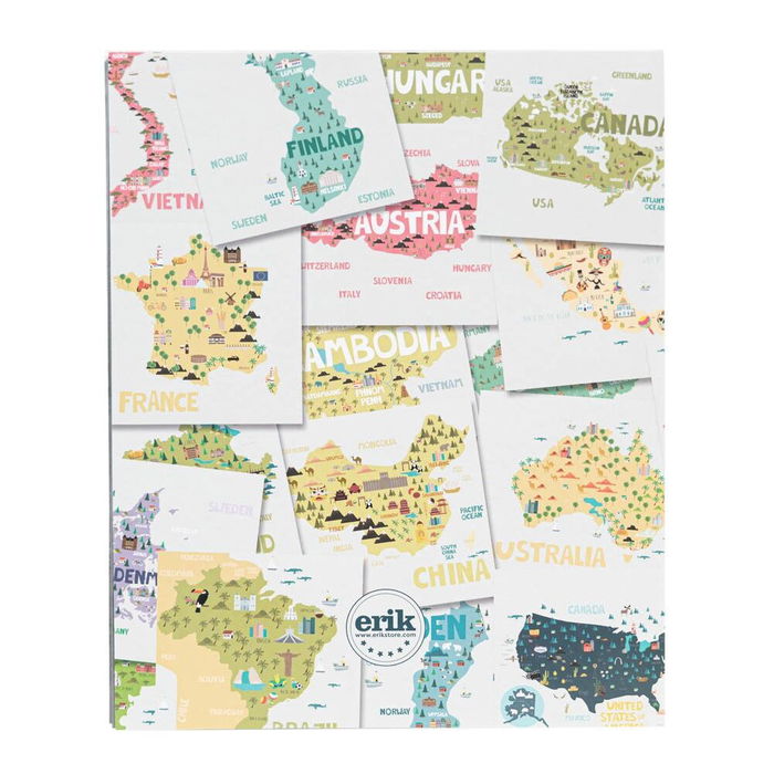 ERIK Álbum de Fotos En Todo el Mundo para 96 Fotos de 13x20cm