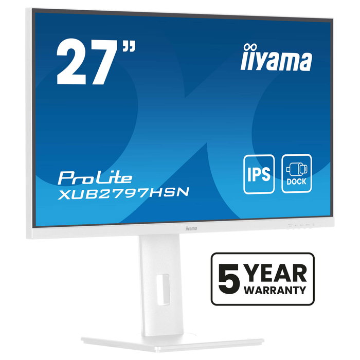 Iiyama ProLite XUB2797HSN-W2 Monitor 27 pulg Full HD IPS Blanco