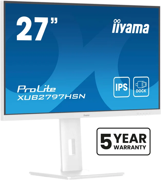 Iiyama ProLite XUB2797HSN-W2 Monitor 27 pulg Full HD IPS Blanco
