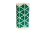Apli Gomets autoadhesivos triangulares 21x21x21 mm verde, rollo de 2832 unidades