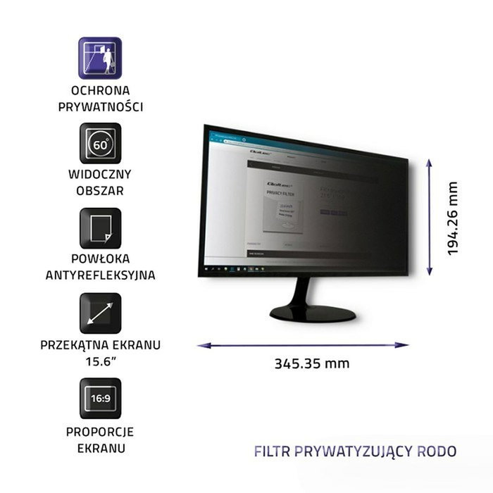 Soporte de Mesa para Pantalla Qoltec 51052 Soporte de Mesa para Pantalla Qoltec 51052