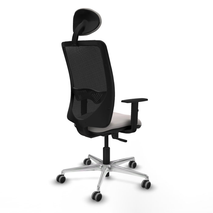 PIQUERAS Y CRESPO Silla de oficina Zulema con mecanismo Sincro, Blanco y Negro PIQUERAS Y CRESPO Silla de oficina Zulema con mecanismo Sincro, Blanco y Negro