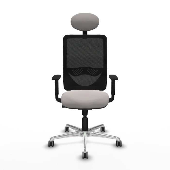 PIQUERAS Y CRESPO Silla de oficina Zulema con mecanismo Sincro, Blanco y Negro PIQUERAS Y CRESPO Silla de oficina Zulema con mecanismo Sincro, Blanco y Negro