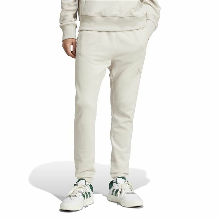 Pantalón Largo Deportivo Adidas All Szn French Terry Regular Tapered Blanco Beige Hombre Pantalón Largo Deportivo Adidas All Szn French Terry Regular Tapered Blanco Beige Hombre