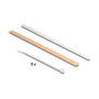 DeLOCK Panel de conexión D-Typ de 19'', 8 puertos RJ45, Montaje en Rack 1U, Negro, 78.1 mm x 44 mm
