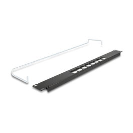 DeLOCK Panel de conexión D-Typ de 19'', 8 puertos RJ45, Montaje en Rack 1U, Negro, 78.1 mm x 44 mm