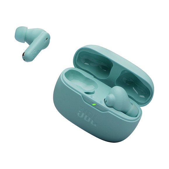 JBL Harman Wave Beam 2 Auriculares In-Ear Bluetooth con Noise-Cancelling, Azul