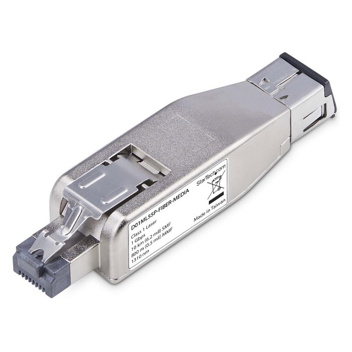 StarTech Conversor de Medios de Fibra Gigabit a Ethernet RJ45 PoE Monomodo/Multimodo StarTech Conversor de Medios de Fibra Gigabit a Ethernet RJ45 PoE Monomodo/Multimodo