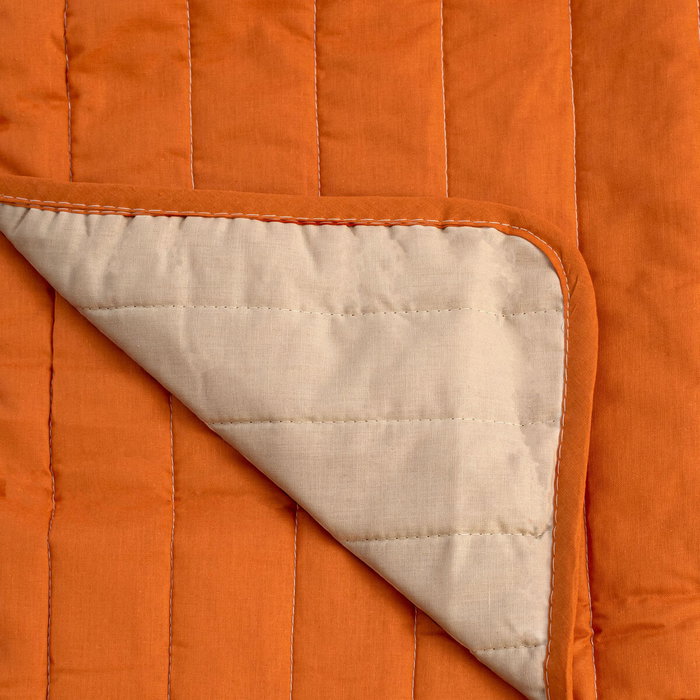 Colcha Reversible HappyFriday Basic Dash Naranja 240 x 260 cm Colcha Reversible HappyFriday Basic Dash Naranja 240 x 260 cm