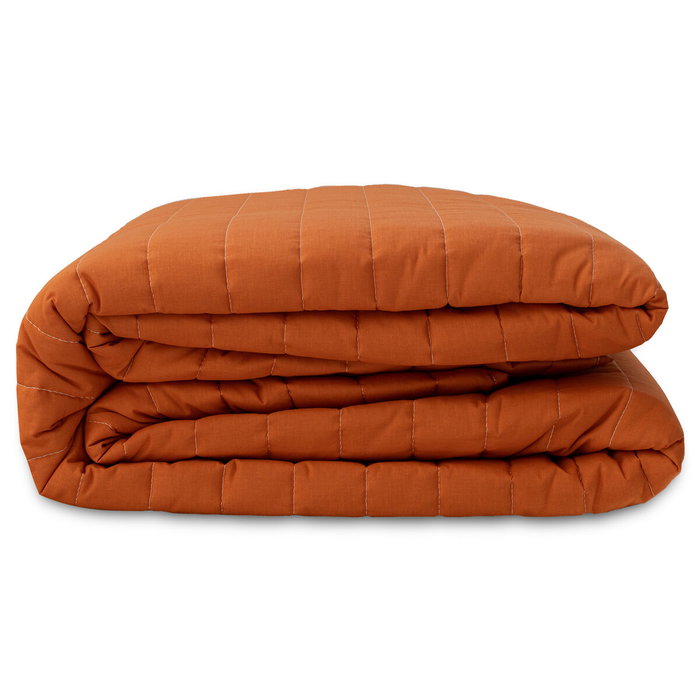 Colcha Reversible HappyFriday Basic Dash Naranja 240 x 260 cm Colcha Reversible HappyFriday Basic Dash Naranja 240 x 260 cm