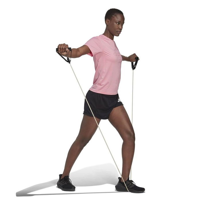 Pantalón Corto Deportivo Adidas Pacer 3 Stripes Knit Negro