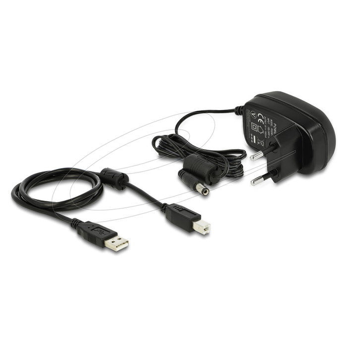 DeLOCK 61860 Adaptador USB 2.0 Serie 8 Puertos RS-232 Industria Negro Compatible Windows XP/XP-64/Vista/Vista-64/7/7-64