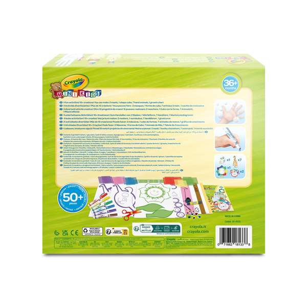 Crayola Mi Primer Set Multi Actividades Mini Kids - Juego educativo para niños a partir de 3 años, material plástico, idioma español Crayola Mi Primer Set Multi Actividades Mini Kids - Juego educativo para niños a partir de 3 años, material plástico, idioma español