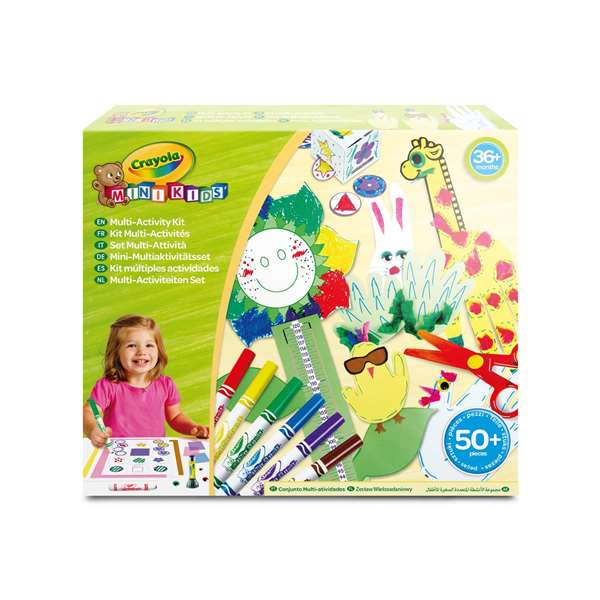 Crayola Mi Primer Set Multi Actividades Mini Kids - Juego educativo para niños a partir de 3 años, material plástico, idioma español Crayola Mi Primer Set Multi Actividades Mini Kids - Juego educativo para niños a partir de 3 años, material plástico, idioma español