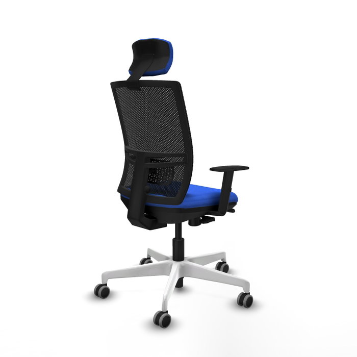 PIQUERAS Y CRESPO Silla de oficina Yunquera Azul/Negro con Mecanismo Sincro/Traslack PIQUERAS Y CRESPO Silla de oficina Yunquera Azul/Negro con Mecanismo Sincro/Traslack