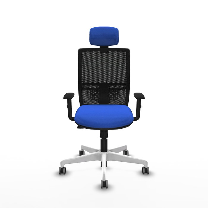 PIQUERAS Y CRESPO Silla de oficina Yunquera Azul/Negro con Mecanismo Sincro/Traslack PIQUERAS Y CRESPO Silla de oficina Yunquera Azul/Negro con Mecanismo Sincro/Traslack