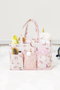 Aberto Design KALS-04348 Cesta de fieltro en polipropileno 100%, Rosa, 30x21x20 cm