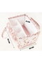 Aberto Design KALS-04348 Cesta de fieltro en polipropileno 100%, Rosa, 30x21x20 cm