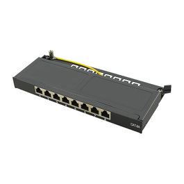 LogiLink Patch panel de escritorio 8 puertos Cat6A STP negro 0.5 m