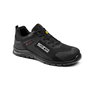 Sparco Practice Kyffin - Zapato deportivo de seguridad ESD S1PS SR FO SC - Talla 42 - Negro - Suela PU flexible - Norma ISO 20345