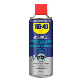 WD-40 Lubricante de Cadenas Specialist 400 ml para Cadenas de Bicicleta con O, X y Z Ring, Seco